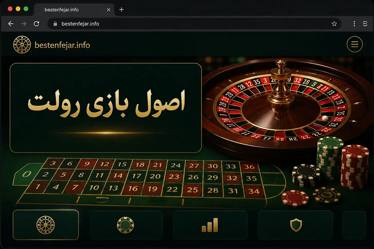 اصول بازی رولت: رمزگشایی از میز سبز و چرخ گردان